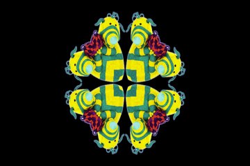 Fimbles kaleidoscope promo test (After Effects)