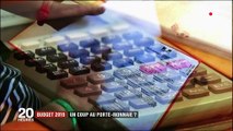 Budget 2019 : un coup au porte-monnaie ?