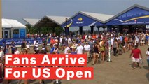 Tennis Fans Arrive For 50th US Open