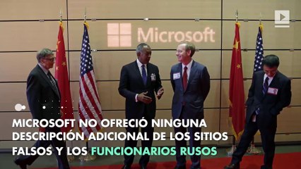 Microsoft descubre más ataques rusos ante elecciones en EEUU