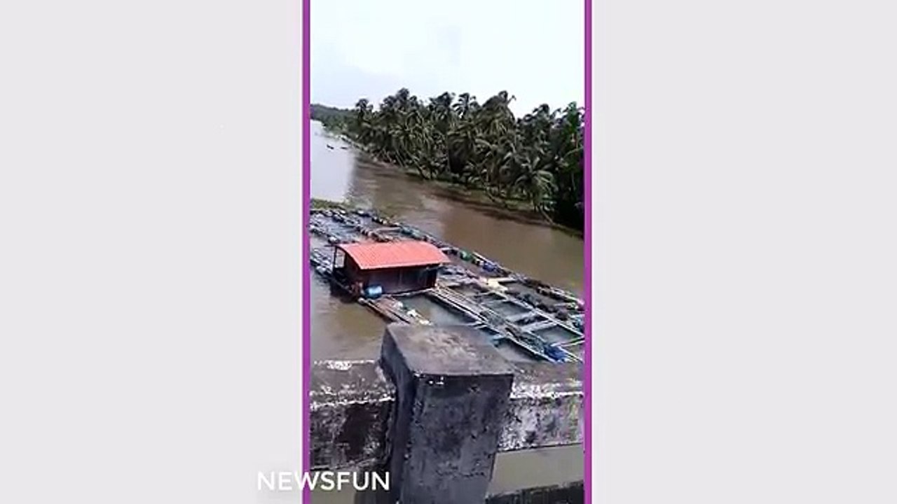ത്രിശൂർ ജില്ലയിലെ ഒരു പുഴയിൽ ഇന്ന് കണ്ട ഒരു അത്ഭുത കാഴ്ച