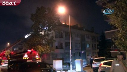 Başkent’te korkutan yangın