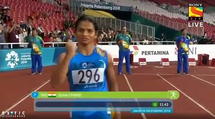 Jakarta Palembang 2018 Asian Games - 100m Women Final Race
