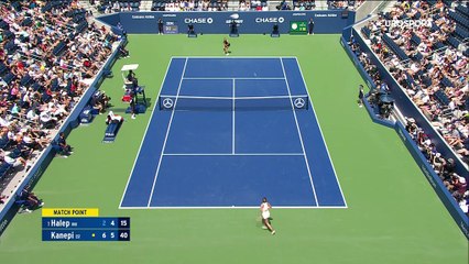 Comme un symbole, Halep n'y était pas non plus sur la balle de match