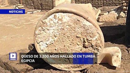 Queso de 3,200 años hallado en tumba egipcia
