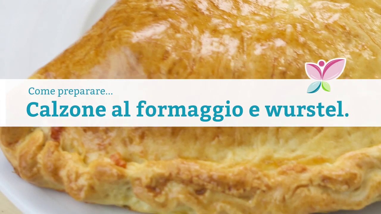 Come preparare calzone al formaggio e wurstel