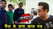 सलमान ने कश्मीर में किया अपने फैन को खुश रेस 3 के सेट पर