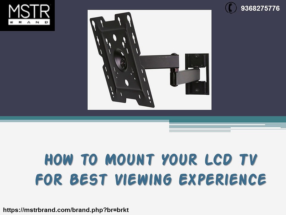 How To Select A TV Mount For Your Flat Screen