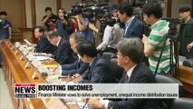 Finance Minister vows to solve unemployment, unequal income distribution issues at economic-related ministers’ meeting