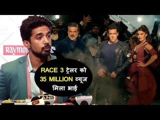 Salman के Co -Star Saqib Saleem की Race 3 ट्रेलर को लेकर ये प्रतिक्रिया