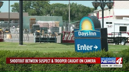 Video Shows Moment Suspect Opens Fire on Oklahoma Trooper