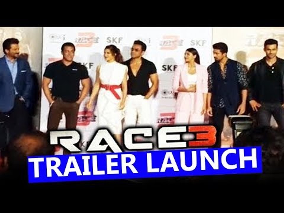 इनसाइड वीडियो - RACE 3 ट्रेलर हुआ लॉन्च | सलमान खान, जैकलिन, अनिल कपूर, डेज़ी, बॉबी, साकिब