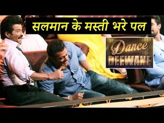 Salman ने किये मज्जे रेस 3 के प्रमोशन के दोरान | Madhuri के Dance Deewane शो पर
