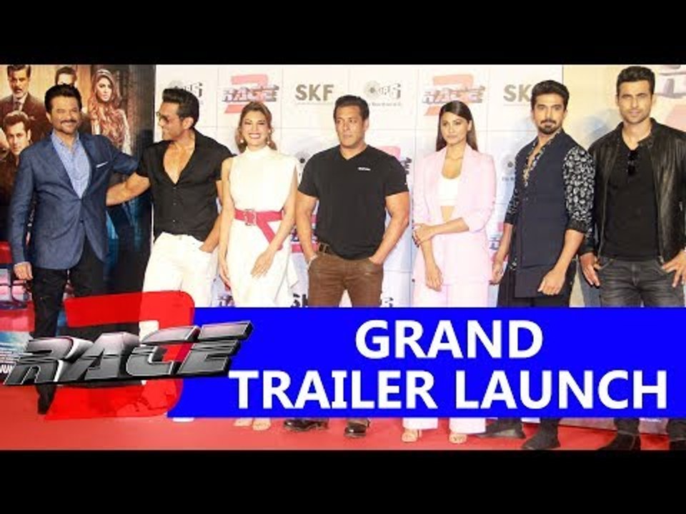 सलमान खान, जैकलिन, अनिल कपूर, बॉबी, साकिब, डेज़ी  | 'रेस 3' ट्रेलर लॉन्च