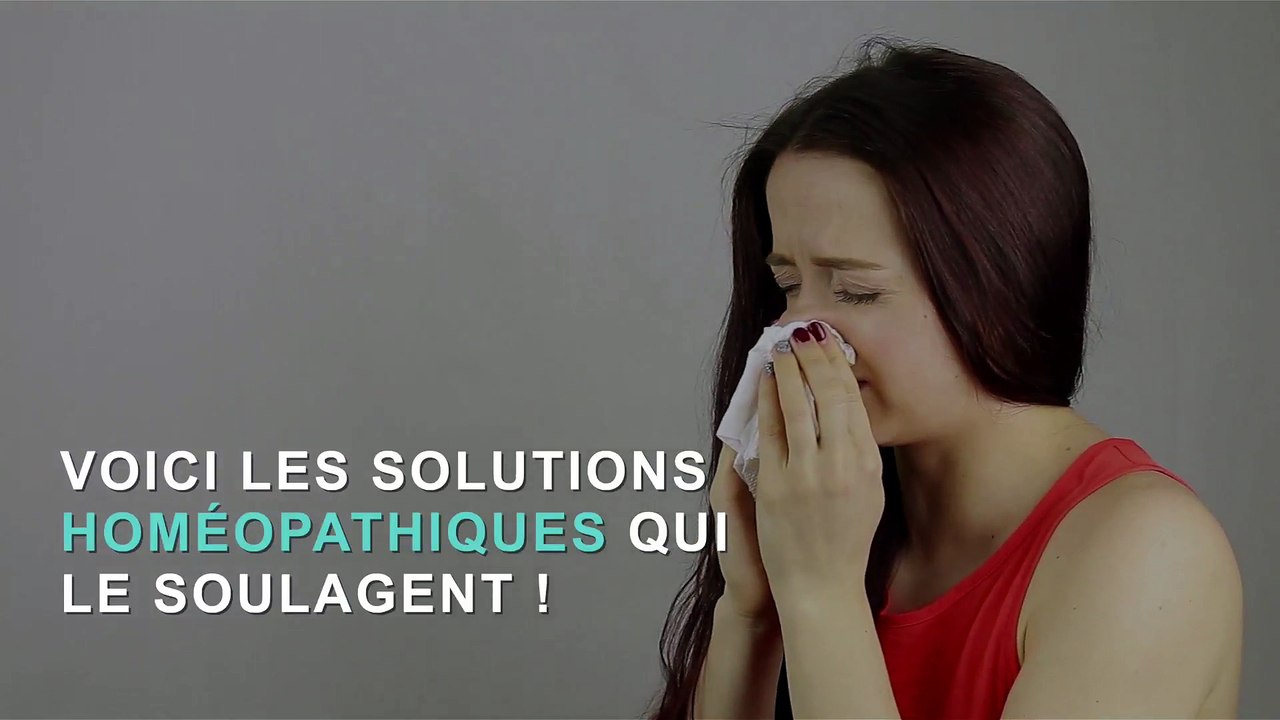 Rhume :  3 solutions homéopathiques