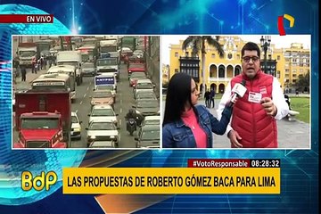 Municipales 2018: Roberto Gómez Baca y sus propuestas para mejorar el transporte