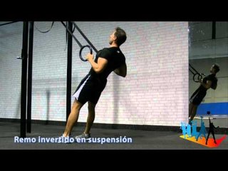 remo en suspension para progresiones funcionales en fitness