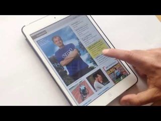 Así se ve la guía de zapatillas en la aplicación para iPad de Runner's World