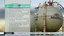 Bolivia: certifican reservas de hidrocarburos