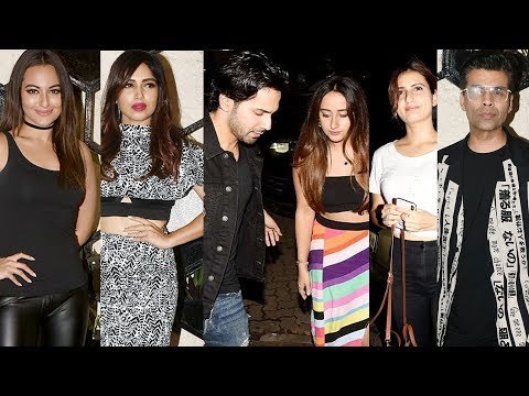 Dinesh Vijan ने रखी बर्थडे पार्टी | Kriti Sanon, Varun Dhawan, Sonakshi Sinha, Shraddha Kapoor