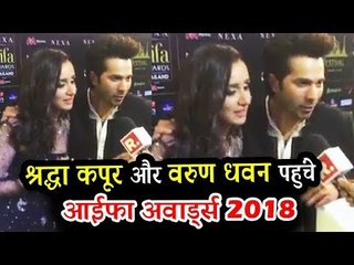 Télécharger la video: Shraddha Kapoor और  Varun Dhawan पहुंचे  IIFA AWARDS 2018 पर  | Bangkok