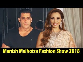 Salman की LADYLOVE Iulia Vantur पहुंची Manish Malhotra के फैशन शो पर