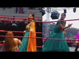 Sapna Choudhary और Rakhi Sawant ने किया धमाकेदार डांस WWE Ring में