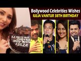 बॉलीवुड के सितारों ने किया lulia Vantur को बर्थडे WISH | Salman, Sonakshi, Manish, Himesh