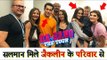 Salman Khan ने Jacqueline और उनके  परिवार के साथ खिचाई तशवीर  | Da-Bangg Reloaded