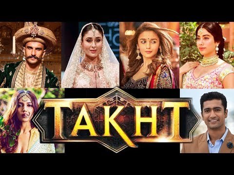 TAKHT मूवी की देखिये पहली झलक | Kareena, Janhvi Kapoor, Ranveer Singh, Alia Bhatt, Anil Kapoor