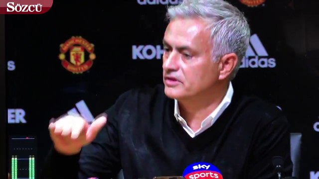 Jose Mourinho basın toplantısını terk etti