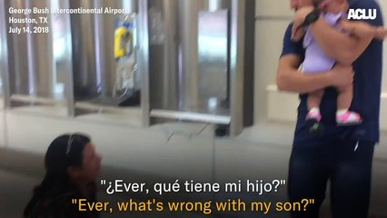 Família de migrantes se reencontra no Texas