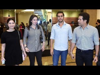 Sachin Tendulkar पहुंचे Gold की स्पेशल स्क्रीनिंग पर Rang Bhavan