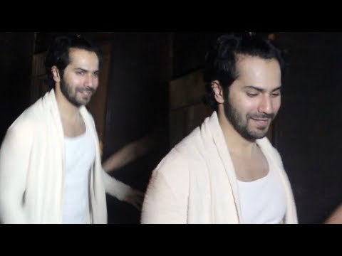 Varun Dhawan पहुंचे अपने Gym के बहार