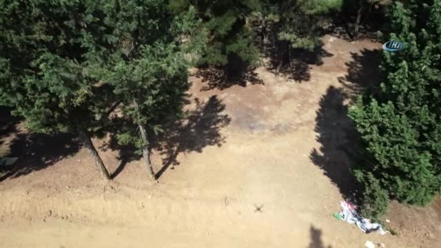 Çöplüğe Dönen Aydos Ormanı Havadan Görüntülendi