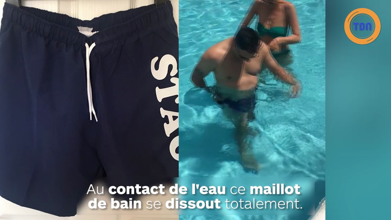 Une blague à faire entre amis dans la piscine : le maillot de bain soluble !