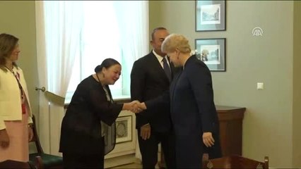 Dışişleri Bakanı Çavuşoğlu, Litvanya Cumhurbaşkanı Grybauskaite ile Görüştü
