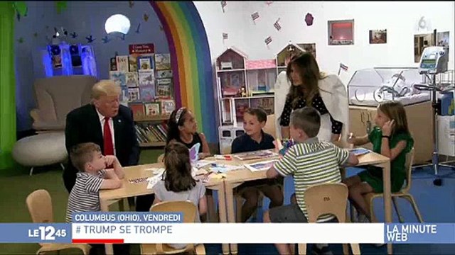 Donald Trump se trompe dans le drapeau américain et déclenche une série de moqueries - Regardez