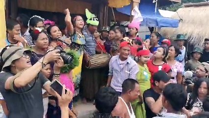 ေတာင္ျပံဳးပြဲေတာ္ ဝါေခါင္လဆန္း ၁၄ ရက္ေန႔တြင္ျပဳလုပ္သည့္ ယုန္ထိုးပြဲ လွည့္လည္ က်င္းပေနမႈ တိုက္႐ိုက္ထုတ္ခ်က္ (ရုပ္/သံ)