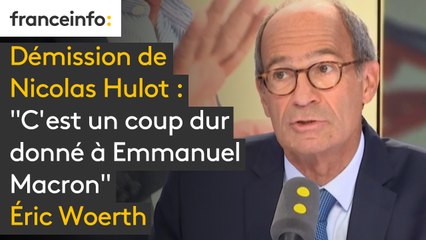 Démission de Nicolas Hulot : "C'est un coup dur donné à Emmanuel Macron", selon Eric Woerth