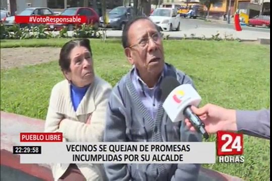 Las promesas incumplidas del alcalde de Pueblo Libre