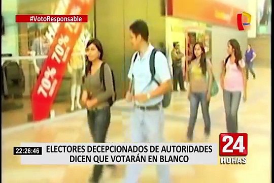 Elecciones 2018: votantes aseguran estar decepcionados de la política