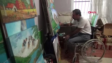 Mersin İş Kazası Geçiren İnşaat Ustası, Hayata Sanatla Tutundu