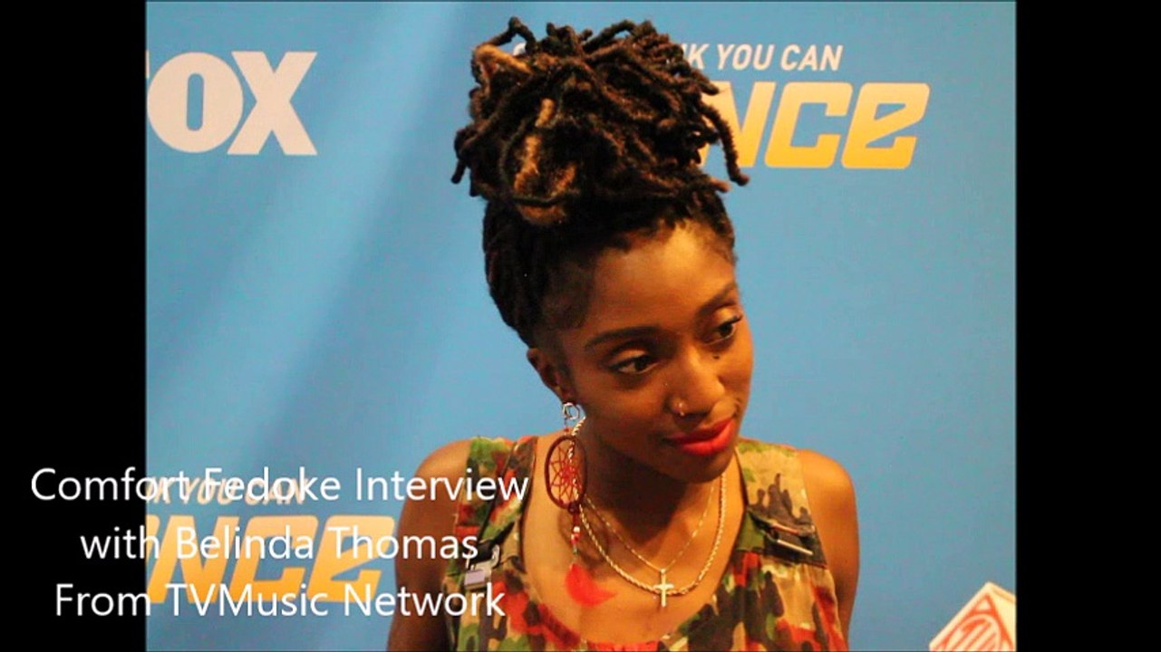 Comfort Fedoke of So You Think You Can Dance Interview (SYTYCD)