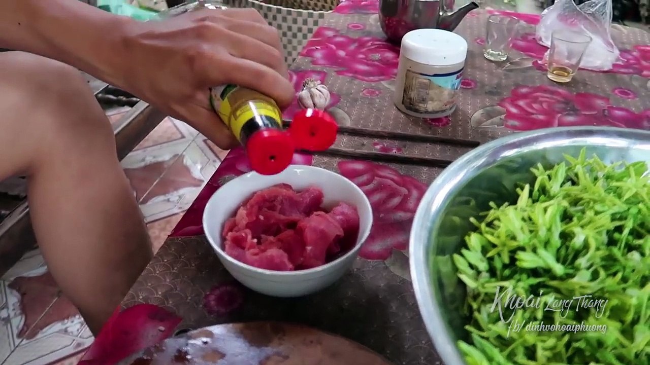 Canh chua RAU TẬP TÀNG, LÁ TAI VOI |Nấu cơm đãi Mẹ