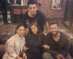 karan johar hosted a birthday party for neha dhupia at his home