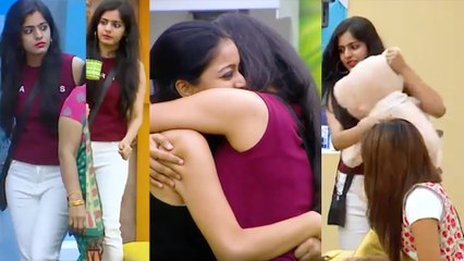 பிக் பாஸ் ஐனனி...மலையாளத்தில் பேசிய அம்மா, தங்கச்சி- வீடியோ