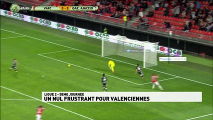 Le résumé de Valenciennes/Gazélec Ajaccio