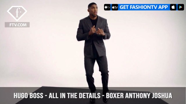 All in the details Boxer Anthony Joshua Wears New BOSS Stretch Tailoring | FashionTV | FTV