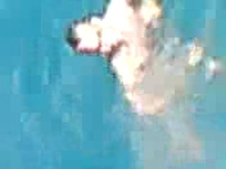 Plongeon d'un phare en corse